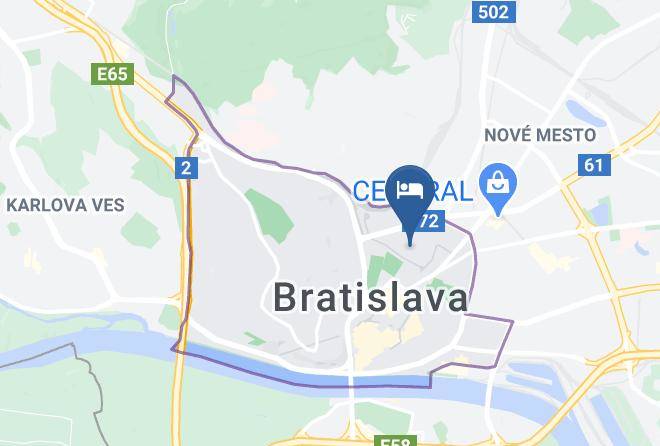 Bratislava - Penzion Pod Pyramidou Maps