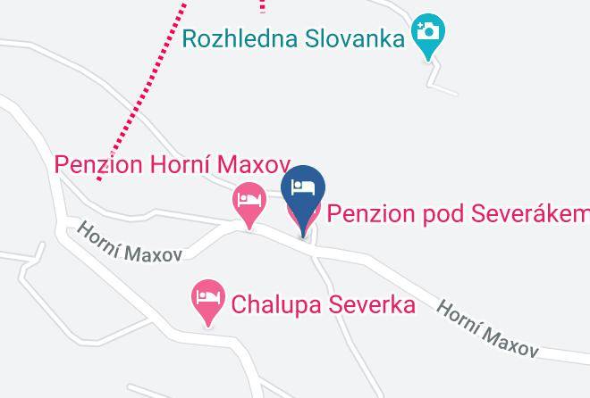 Jablonec Nad Nisou - Penzion Pod Severakem Maps