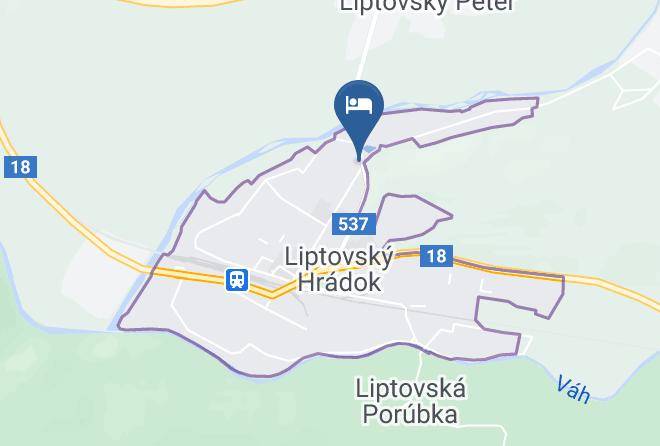 Liptovsky Mikulas - Penzion Pod Skalou Maps