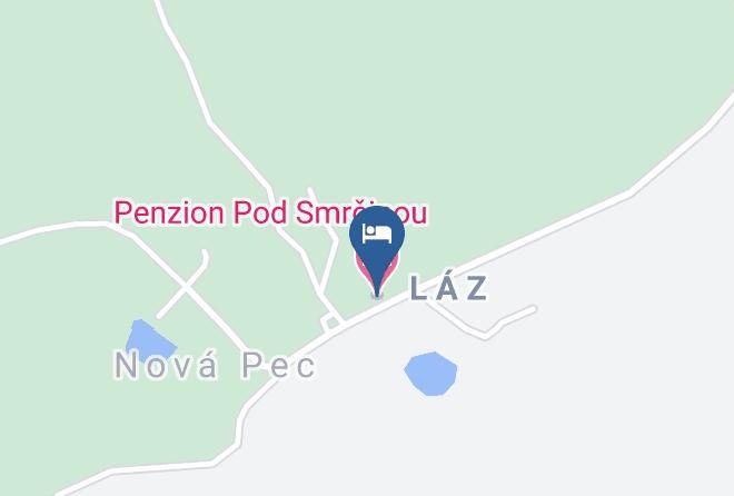 Prachatice - Penzion Pod Smrcinou Maps