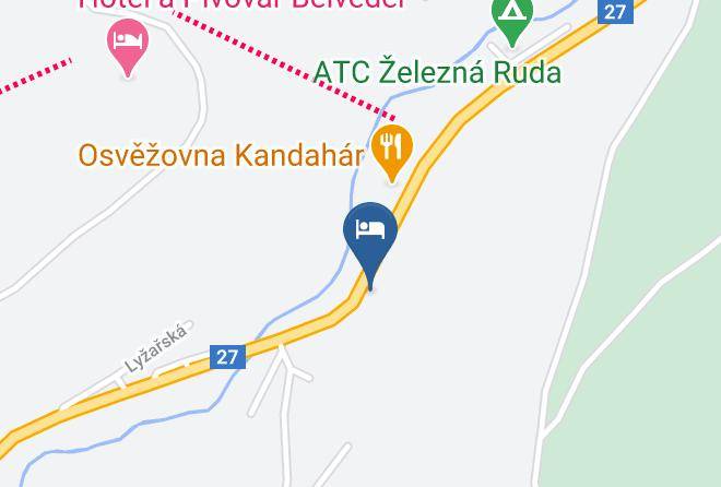 Klatovy - Penzion Pod Svahem Maps