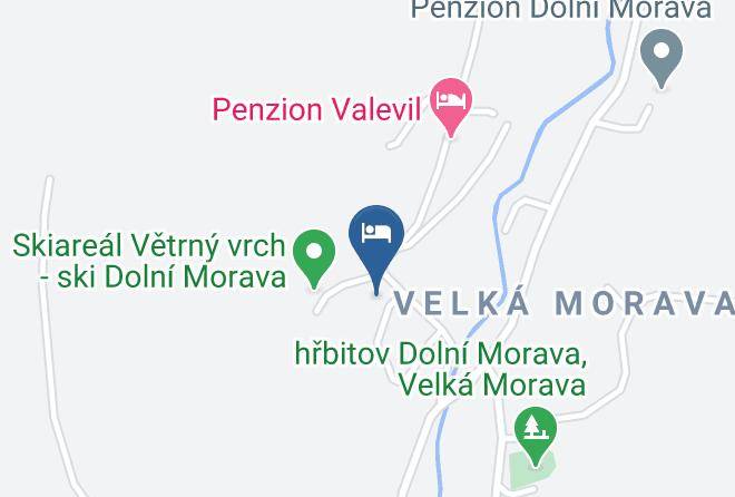 Usti Nad Orlici - Penzion Pod Vlekem Maps