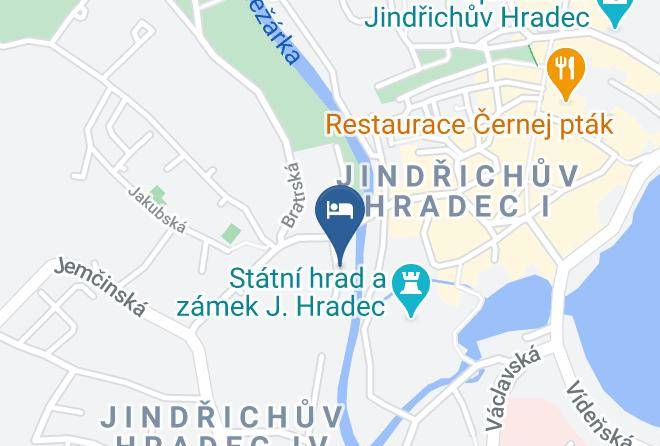 Jindrichuv Hradec - Penzion Pod Zamkem Maps