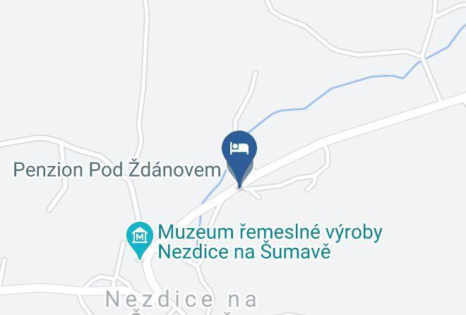 Klatovy - Penzion Pod Zdanovem Maps