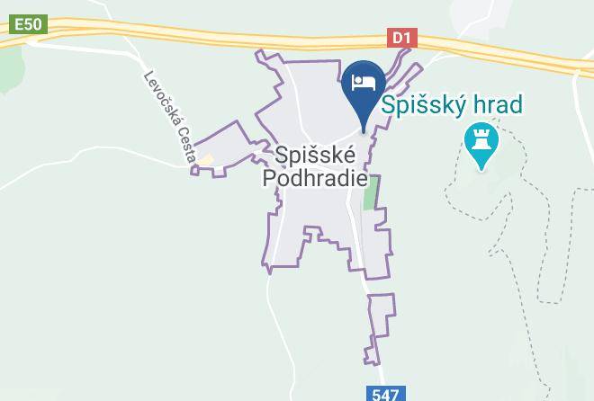 Levoca - Penzion Podzamok Maps