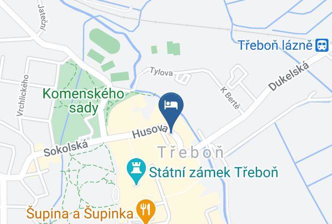 Jindrichuv Hradec - Penzion Pohadka Maps