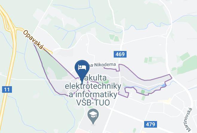 Ostrava - Penzion Poruba Maps
