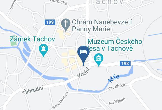 Tachov - Penzion Praha Maps