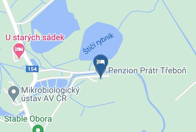 Jindrichuv Hradec - Penzion Pratr Trebon Maps