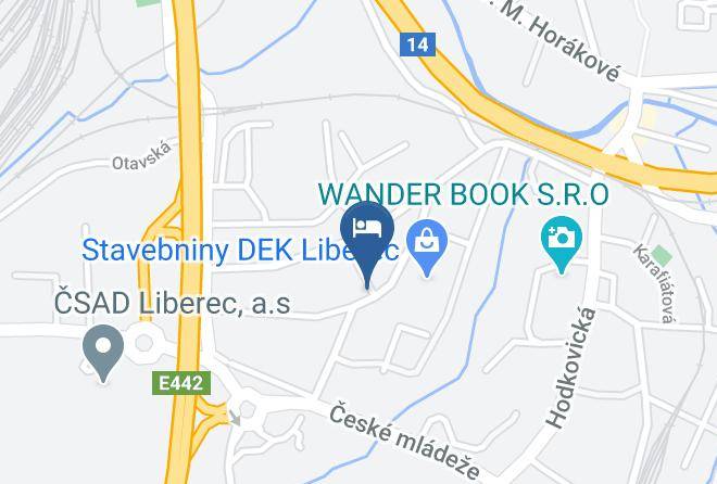 Liberec - Penzion Prima Pauza Maps