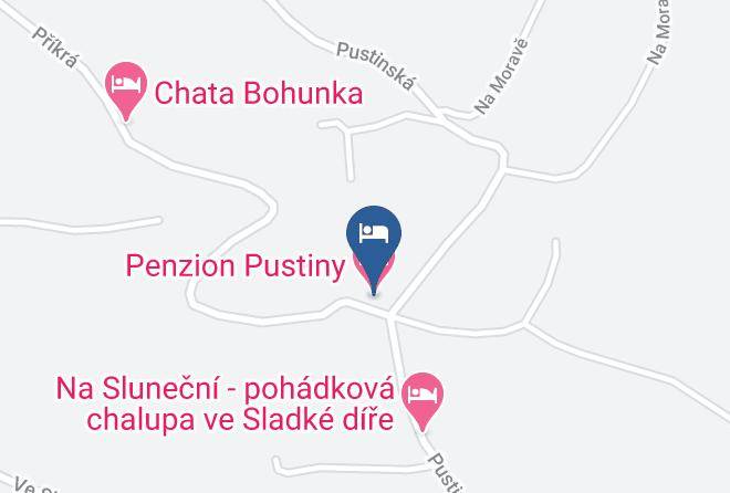 Jablonec Nad Nisou - Penzion Pustiny Maps