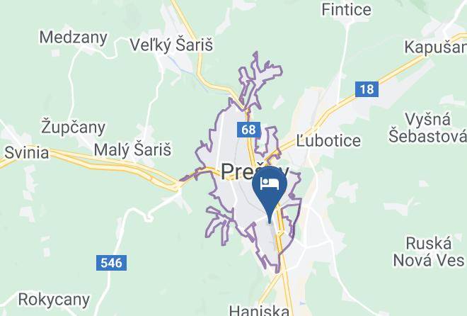 Presov - Penzion Radlinka Maps
