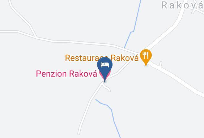 Rokycany - Penzion Rakova Maps