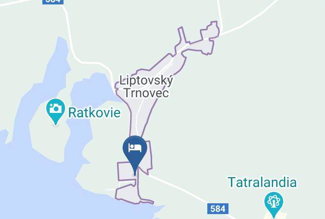 Liptovsky Mikulas - Penzion Ravence Penzion & Restaurant Maps