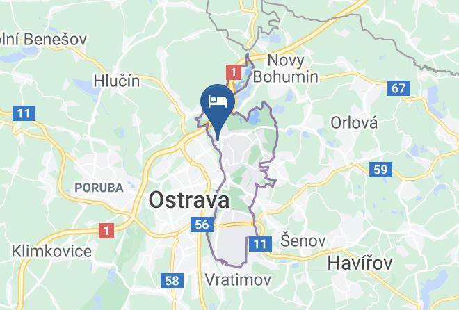 Ostrava - Penzion Relax Ostrava Maps