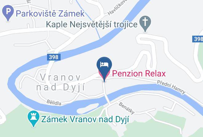 Znojmo - Penzion Relax Maps