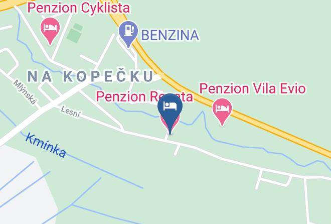 Jindrichuv Hradec - Penzion Renata Maps