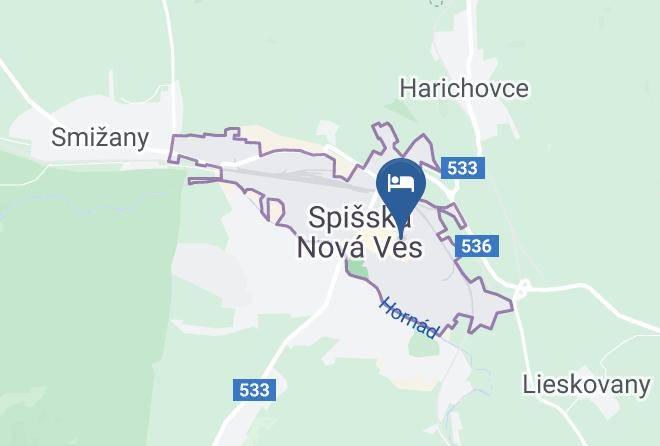 Spisska Nova Ves - Penzion Renesance Maps