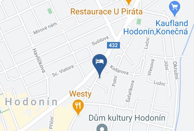 Hodonin - Penzion Reos Maps