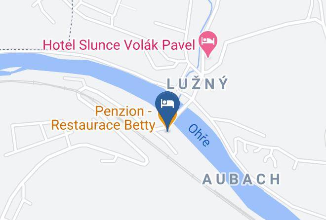 Chomutov - Penzion Restaurace Betty Maps