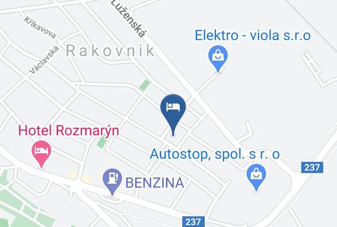 Rakovnik - Penzion Restaurace Bezdekov Maps