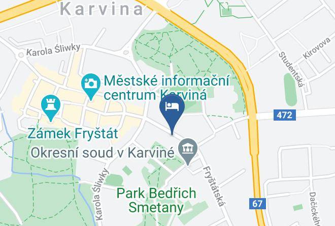 Karvina - Penzion Restaurace Frystatska Chalupa Maps