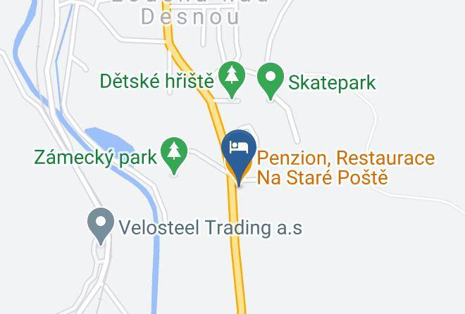 Sumperk - Penzion Restaurace Na Stare Poste Maps