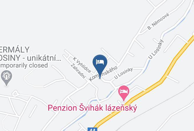 Sumperk - Penzion Restaurace Terasa Maps