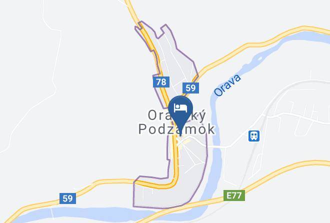 Dolny Kubin - Penzion Restauracia Toliar Maps