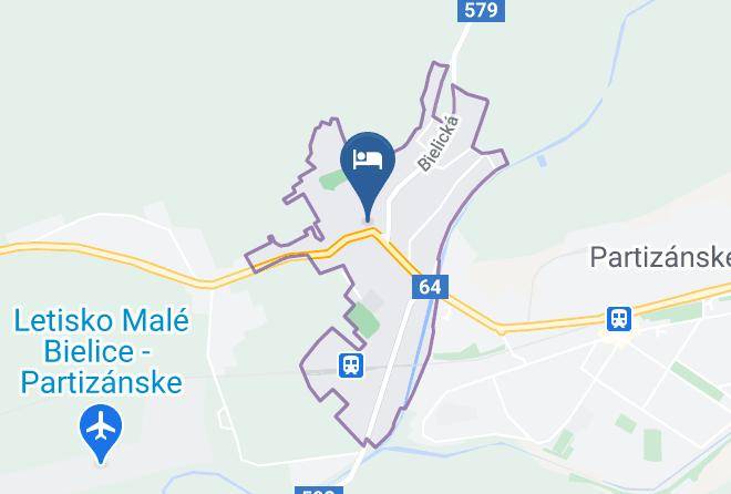Partizanske - Penzion Batovka U Hoffera Maps