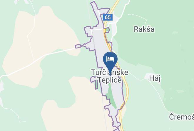 Turcianske Teplice - Penzion Restaurant Oaza Sro Maps