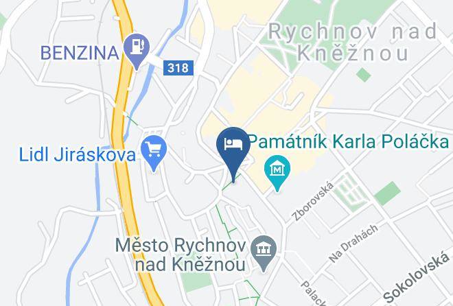 Rychnov Nad Kneznou - Penzion Restaurant Maps