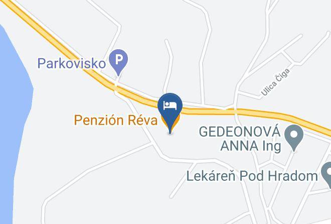 Kosice Okolie - Penzion Reva Maps