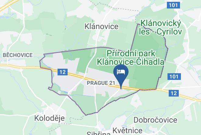 Prague - Penzion Rohoznik Maps