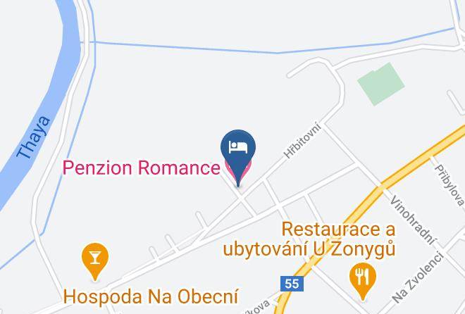 Breclav - Penzion Romance Maps