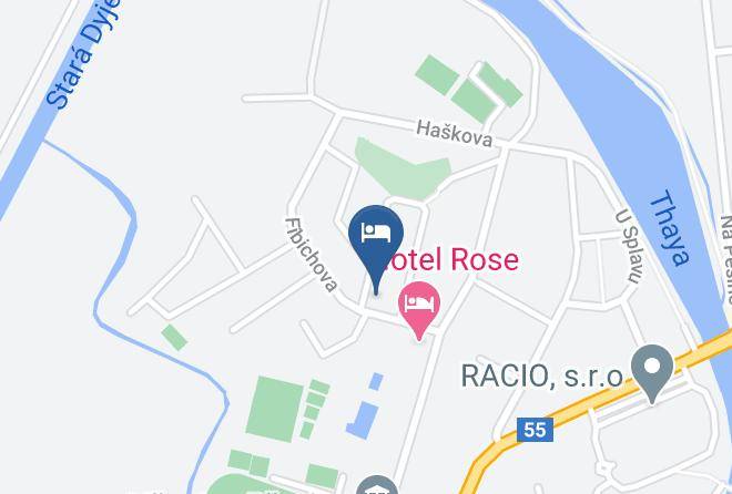 Breclav - Penzion Rose Maps