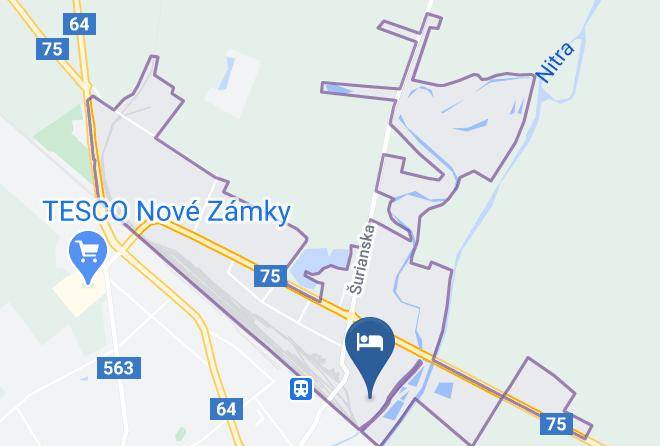 Penzion Rosel Mapa - Nitra Region - Nove Zamky