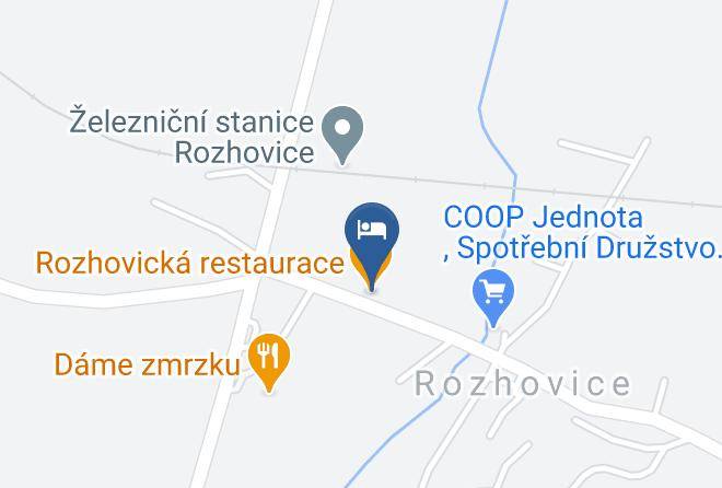 Chrudim - Penzion Rozhovice Maps