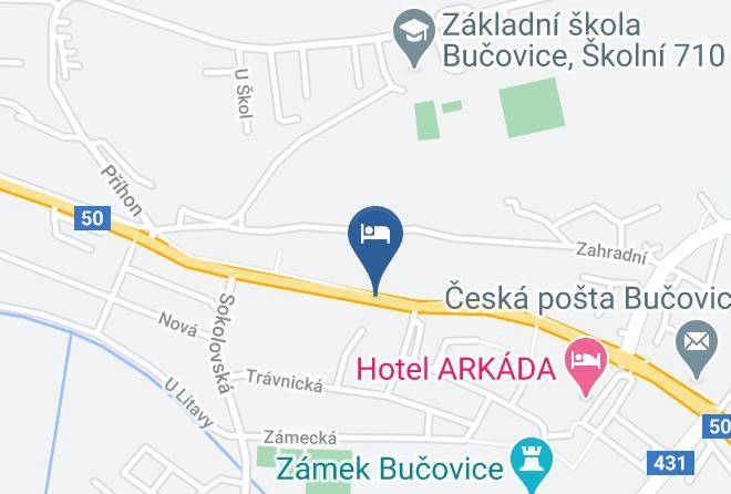 Vyskov - Penzion Rustico Maps