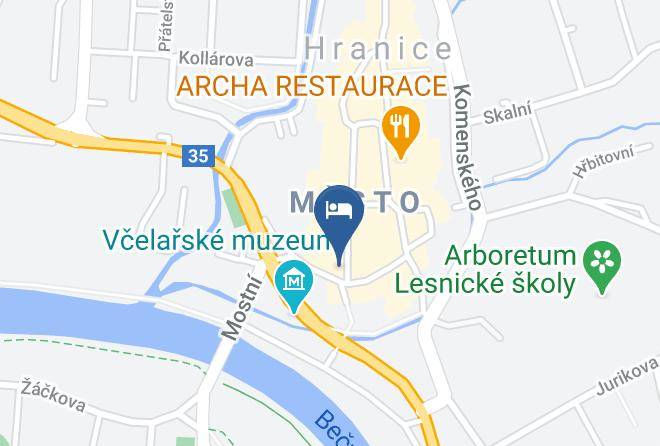 Prerov - Penzion Ruzek Maps