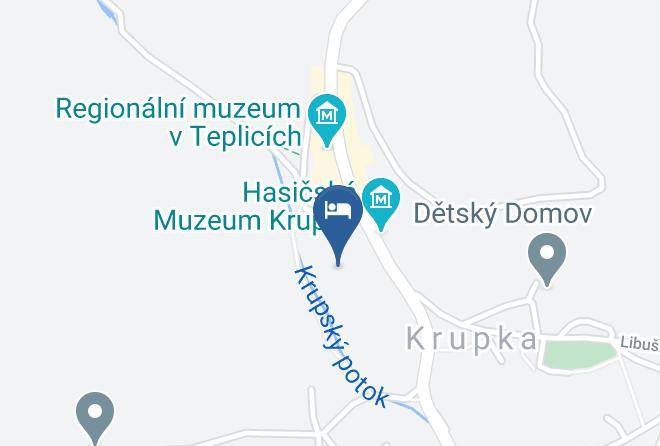 Teplitz - Penzion Ruzovy Hradek Maps
