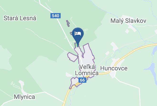 Kezmarok - Penzion Rysy Maps