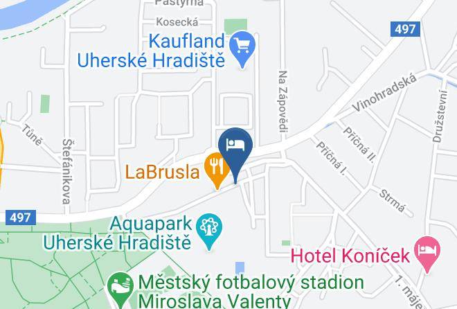 Uherske Hradiste - Penzion S Wellness Uherske Hradiste Maps