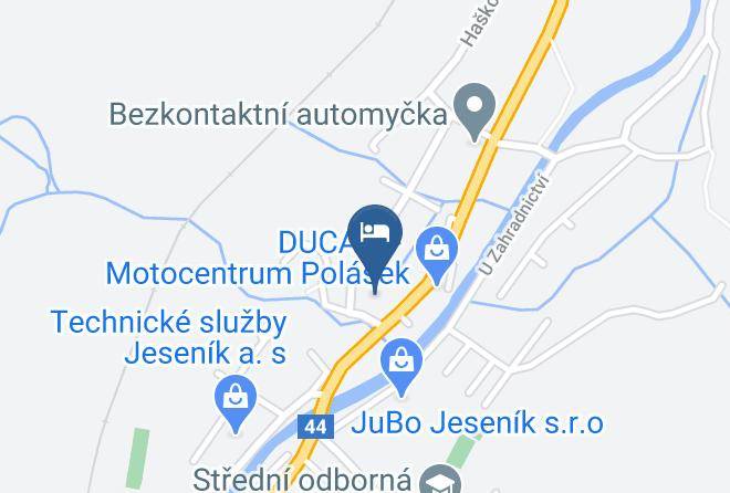 Jesenik - Penzion Safran Maps