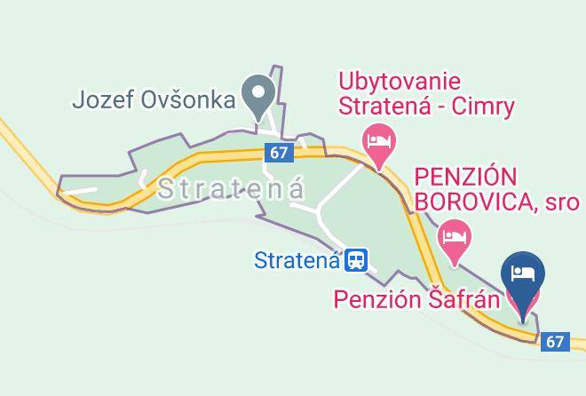 Roznava - Penzion Safran Maps