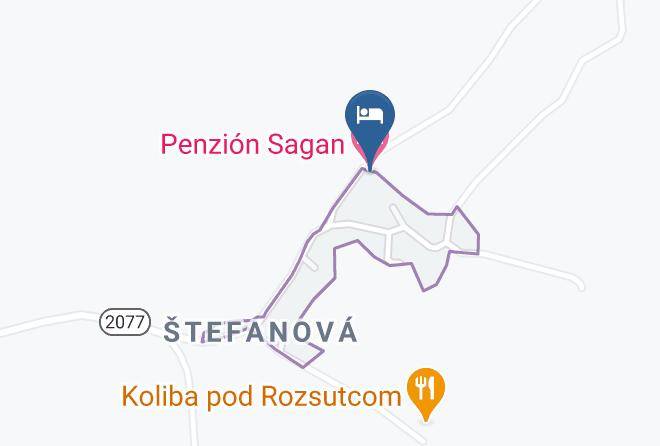 Zilina - Penzion Sagan Maps