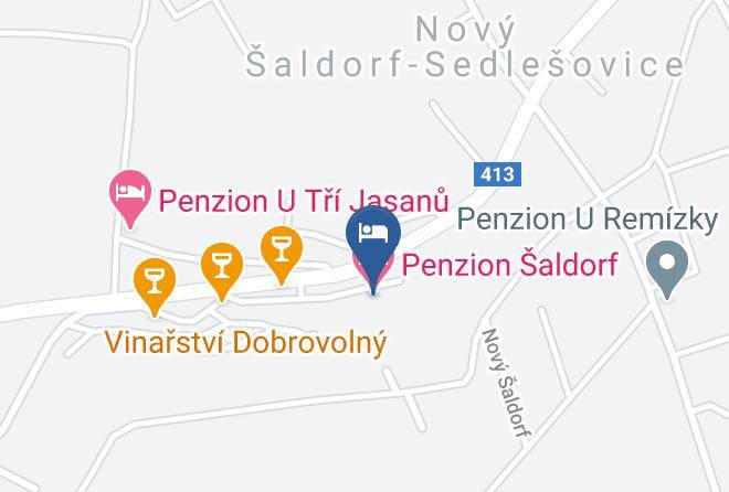 Znojmo - Penzion Saldorf Maps