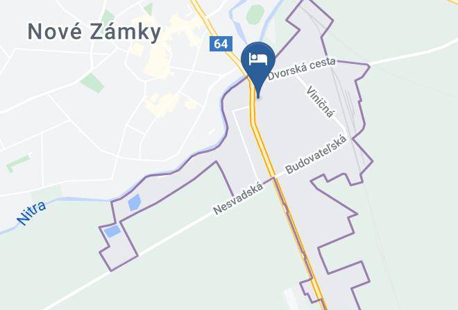 Nove Zamky - Penzion Salur Maps