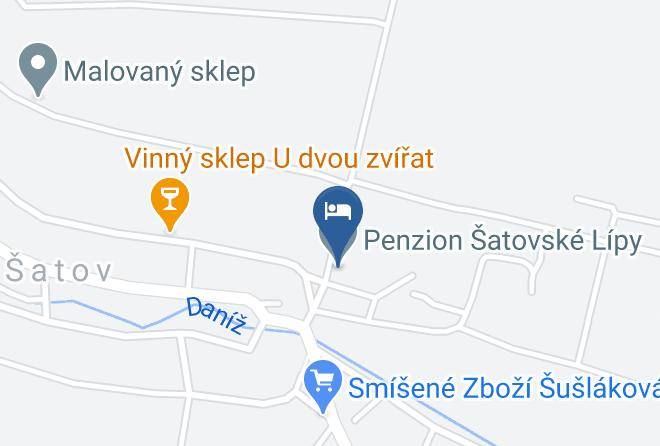 Znojmo - Penzion Satovske Lipy Maps