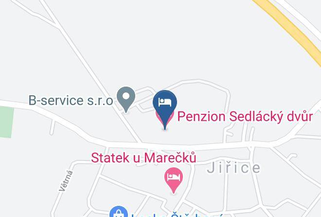 Pelhrimov - Penzion Sedlacky Dvur Maps